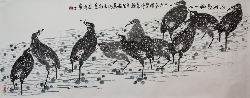 谷宝玉 《雪景》